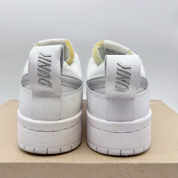 Nike Dunk Low Disrupt White Silver Black DJ6226-100 Running Shoes Women’s US 10 - Picture 7 of 12